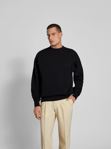 VTMNTS Hoodie met labeldetail Zwart - 4