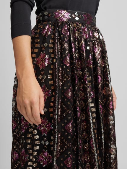 ba&sh Midirock mit Paillettnbesatz Modelll 'PIPPA' Black 3