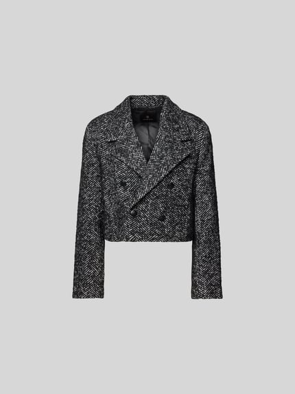 Anine Bing Kort blazer met reverskraag Donkergrijs - 2