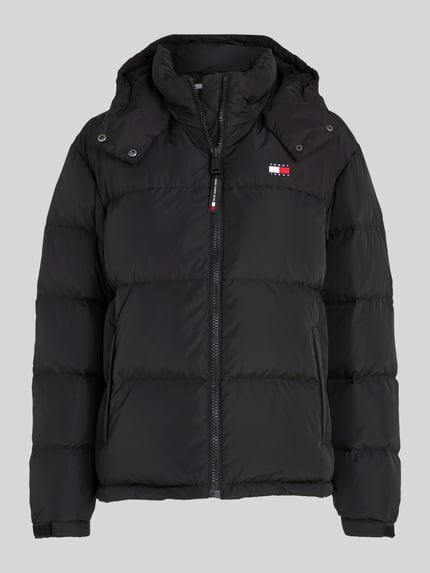 Tommy Jeans Regular Fit Steppjacke mit abnehmbarer Kapuze Black 2