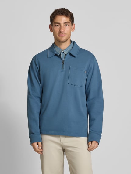 Wood Wood Regular Fit Poloshirt mit Brusttasche Modell 'Andrew' Ocean 4