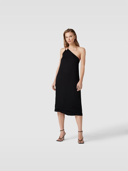 Filippa K Midi-jurk van pure viscose Zwart - 4