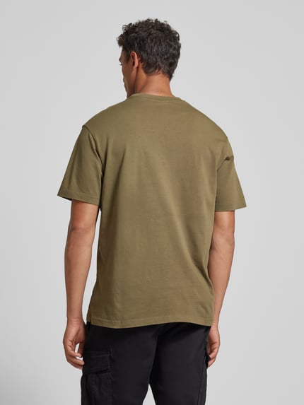 MANGO T-Shirt mit Rundhalsausschnitt Modell 'SUGAR' Khaki 5