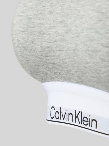 Calvin Klein Underwear Bralette met logostitching Lichtgrijs - 2