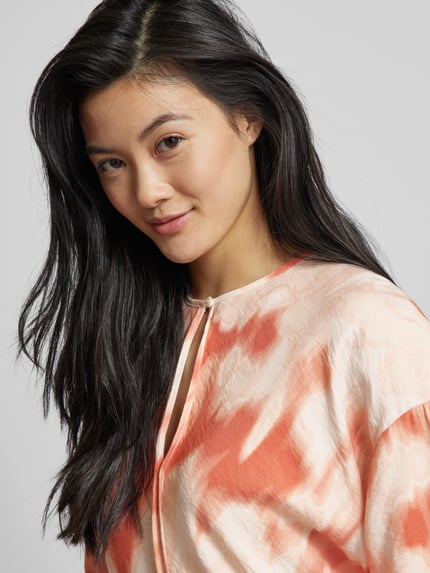 Jake*s Casual Oversized mini-jurk met druppelvormige hals Offwhite - 3