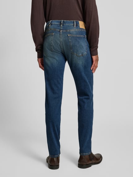 Paul Smith Tapered Fit Jeans im Used-Look Jeansblau 5