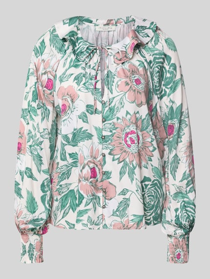 Relaxed Fit Bluse aus reiner Viskose Shop The Look MANNEQUINE