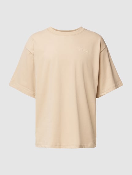 NO BYSTANDERS® T-Shirt mit lockerer Passform und Rundhalsausschnitt Sand 2