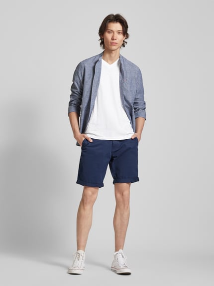 Superdry T-Shirt mit V-Ausschnitt Weiss 1