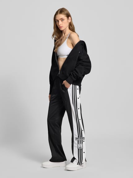 adidas Originals Sweatpants met drukknoopsluitingen opzij, model 'ADIBREAK' Zwart - 1