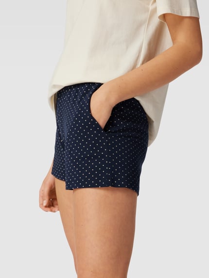 SCHIESSER Pyjama-Shorts mit Allover-Muster Marine 3