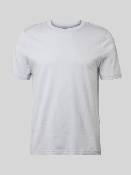 Produktfoto, Regular Fit T-Shirt mit Rundhalsausschnitt von MCNEAL in Weiß, reine Baumwolle, glatte Textur, Vorderansicht