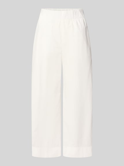 Produktfoto, Relaxed Fit Culotte aus reiner Baumwolle von Marc O'Polo Denim in Optik: Unifarben mit seitlichen Eingrifftaschen, elastischem Bundabschluss, Material: Reine Baumwolle, Länge: Cropped.