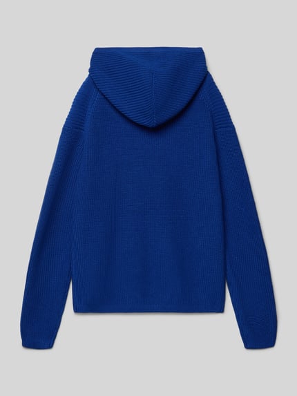 Calvin Klein Jeans Hoodie in gebreide look Koningsblauw - 3