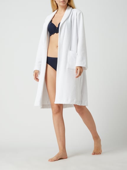 HANRO Bademantel aus Frottee Modell Robe Selection Weiss 1