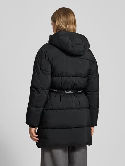 Calvin Klein Jeans Steppmantel mit Label-Print Black 5