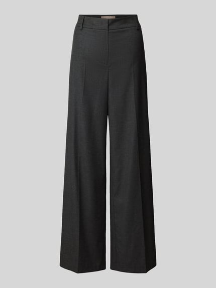 Christian Berg Woman Selection Wide Fit Stoffhose mit Bügelfalte Anthrazit Melange 2