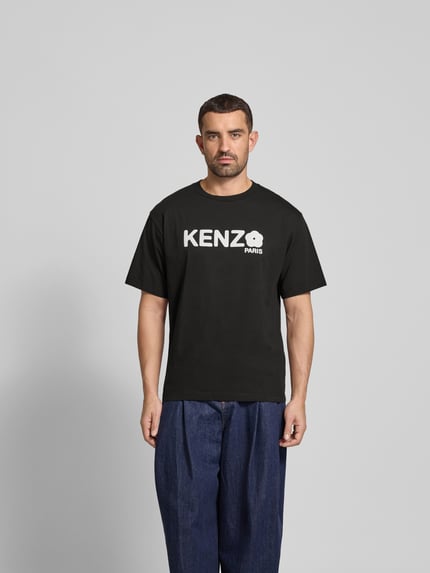 Kenzo T-Shirt aus reiner Baumwolle Black 4