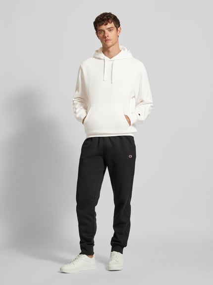 Champion Bluza z kapturem i naszywką z logo Złamany biały 1