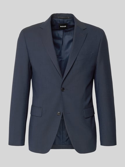 Slim fit korte blazer Met scheerwol Model 'P-HUGE' Shop The Look MANNEQUINE