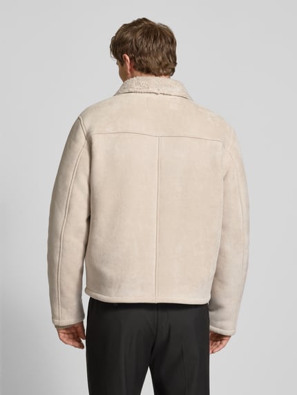 Jake*s Studio Men Jacke mit Reißverschlusstaschen Beige 5