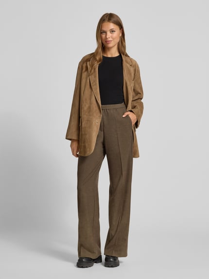 Marc O'Polo Regular fit met viscose Middenbruin - 1