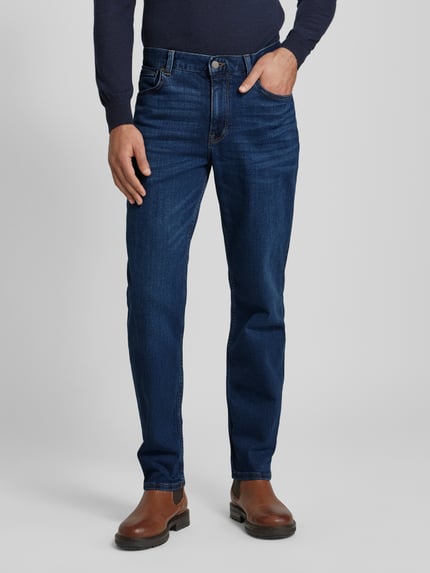 Tommy Hilfiger regular fit jeans in 5-pocketmodel model 'DENTON' Jeansblauw - 4