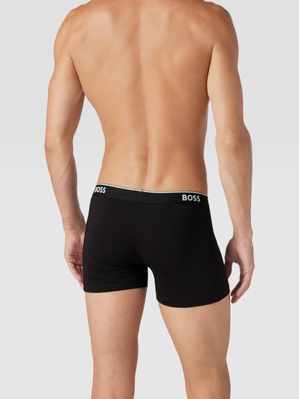 BOSS Trunks mit Logo-Bund im 3er-Pack Modell 'Power' Rot 4