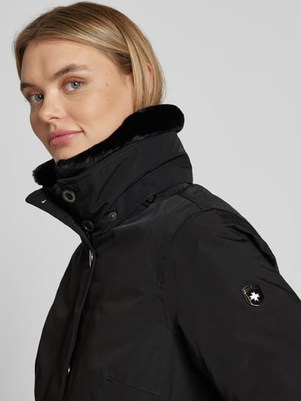Wellensteyn Parka met imitatiebont, model 'ENTERPRISE' Zwart - 6