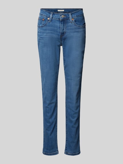 Levi's® 300 Slim Fit Jeans im 5-Pocket-Design Bleu 2