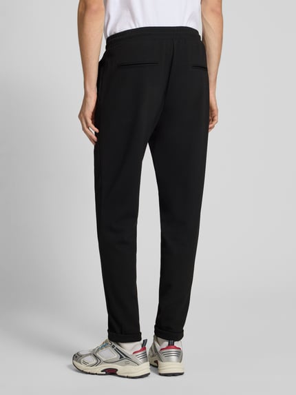 ONLY & SONS Relaxed Fit Jogpants mit leichtem Strukturmuster Modell 'NEWKODYL' Black 5