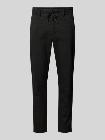 BOSS Orange Tapered Fit Chino mit Viskose-Anteil Black 2