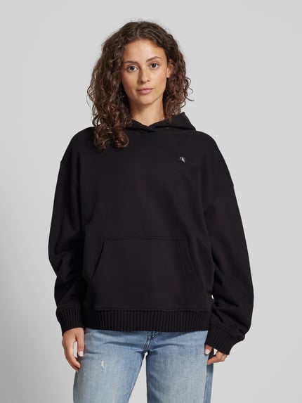 Calvin Klein Jeans Hoodie mit Label-Patch Black 4