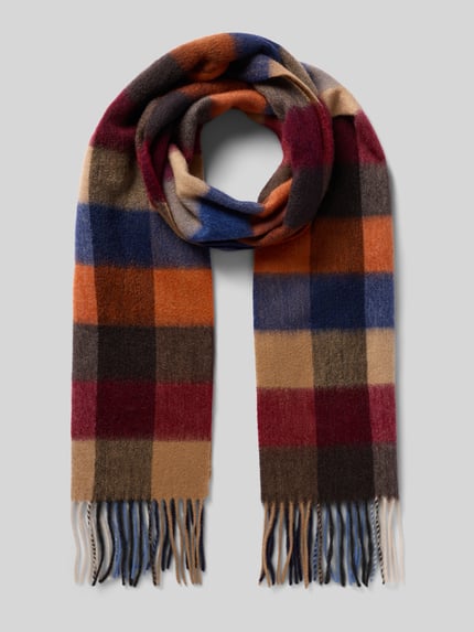 Ascot Wollschal mit Kaschmir-Anteil Rot 1