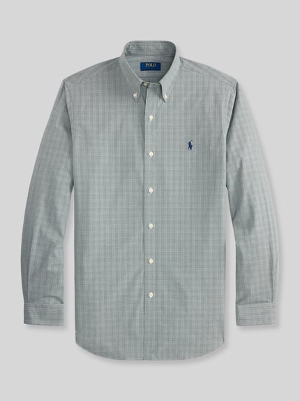Polo Ralph Lauren Koszula casualowa o kroju custom fit z mieszanki bawełny Zielony 2