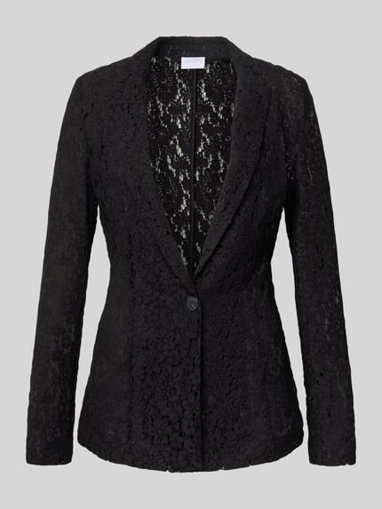Jake*s Cocktail Blazer mit Häkelspitze Black 2