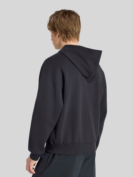 adidas Sportswear Loose Fit Sweatjacke mit Baumwoll-Anteil Black 4