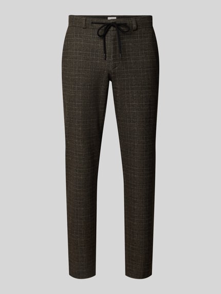 Brax Stoffhose mit Tunnelzug Modell 'Phil' Mittelbraun 2