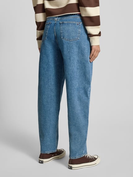 Tommy Jeans Tapered Fit Jeans aus Baumwoll-Mix Modell 'JEANIE BALLOON AI4136' Jeansblau 5