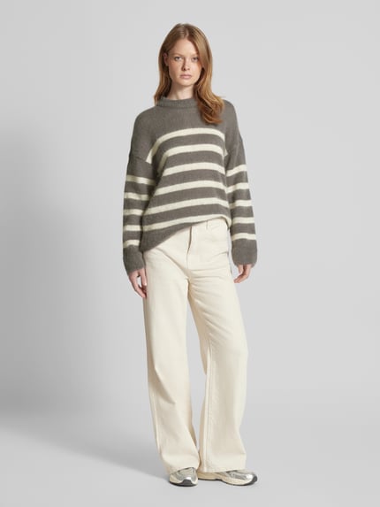 ARMEDANGELS Gebreide pullover van Mix van wol en mohair Model 'GWYNEIRAA' Offwhite - 1