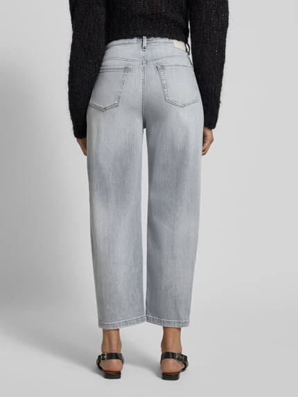 DRYKORN Barrel Fit Jeans im Used-Look Modell 'FLOWN' Hellgrau 5