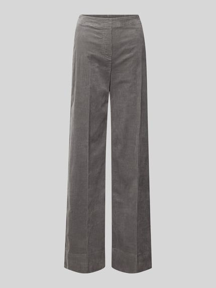OPUS Corduroy broek met achterzak, model 'Mileni cargo' Lichtgrijs gemêleerd - 2