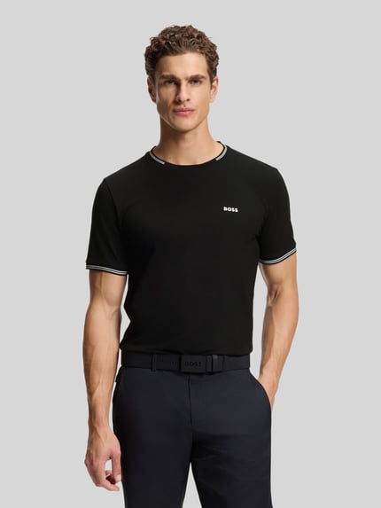 BOSS Green Regular Fit T-Shirt aus Baumwoll-Mix Modell 'TAUL' Black 4