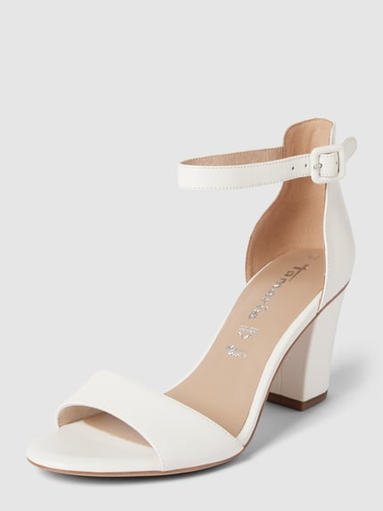 Tamaris Sandalette aus echtem Leder Weiss 1