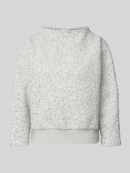 OPUS Loose Fit Sweatshirt aus Teddyfell Modell 'Gometta' Hellgrau 2