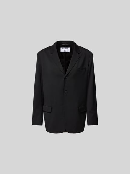 Filippa K 2-knoops colbert met reverskraag Black - 2