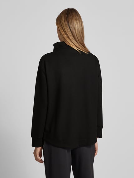 Christian Berg Woman Sweatjack met opstaande kraag Zwart - 5