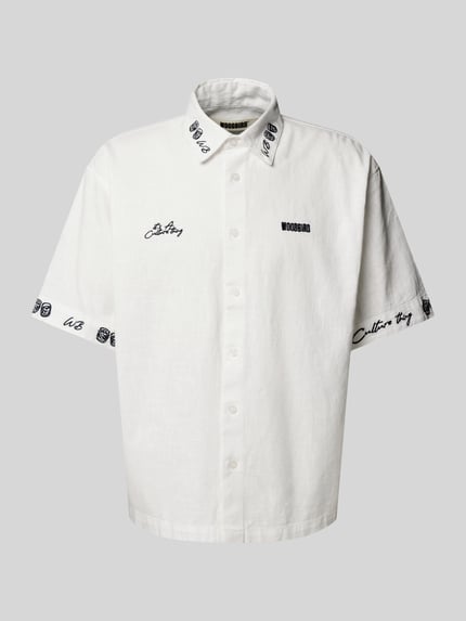 WOODBIRD Freizeithemd aus Leinen-Baumwoll-Mix Modell 'Wang' Offwhite 2