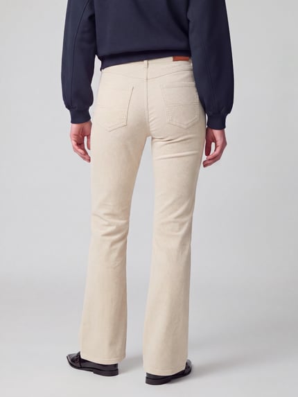 Pepe Jeans Cordhose mit ausgestelltem Bein Beige 5
