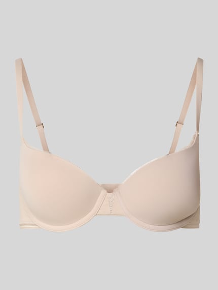 BOSS Beha met voorgevormde cup, model 'DEMI_B.PURE' Beige - 1